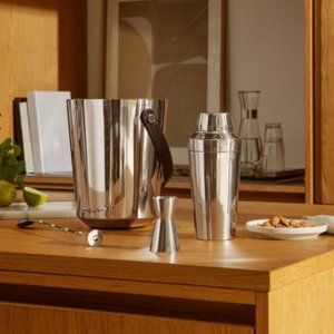 NIB Rosendahl Grand Cru Champagne Bucket with Leather Handle